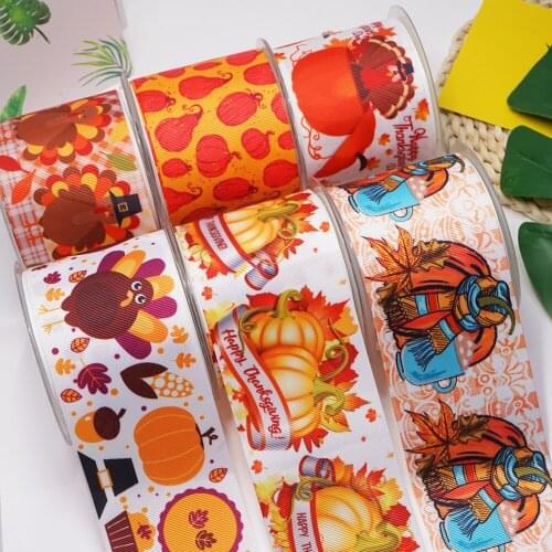 Cartoon Printed Grosgrain Ribbons For Hair Bows Craft Suppliers 56513