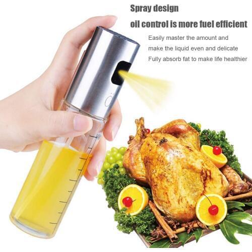 Kitchen Baking Glass Olive Oil Sprayer Oil Spray Empty Bottle Vinegar Bottle Oil Dispenser Cooking Salad BBQ Oil sprayer Kitche