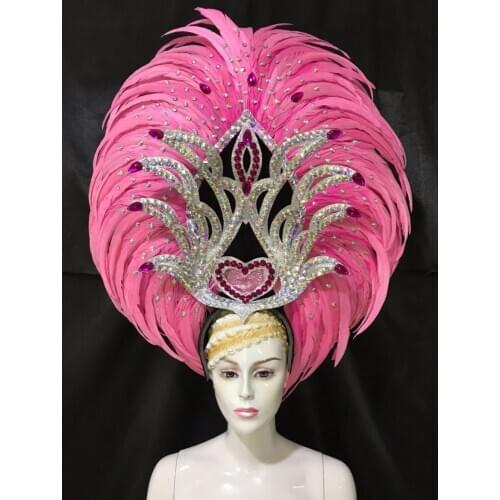 Lo spettacolo di danza copricapo di piume di accessori di abbigliamento La FESTA La Maschera IL Festival