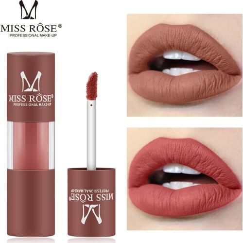 Matte surface is not easy to stick cup is not easy to fade lip glaze is waterproof and long-lasting lip gloss