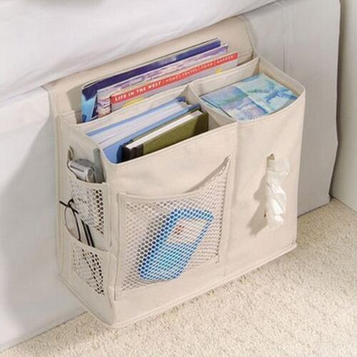 Multifunctional bedside hanging storage bag Hang Sundries ,Magazines, remote control,books, phone,Tissue Holder Organizer