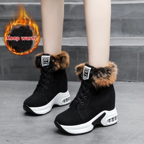 NIDENGBAO Women's Wedge Ankle Boots