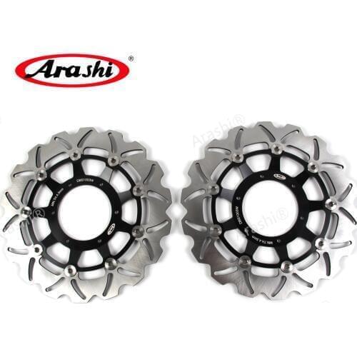 ARASHI Motor Front Brake Discs CNC Floating Rotors For SUZUKI CBR F 600 2001 2002 2003 2004 2005 2006 2007 / CBR600F Sport