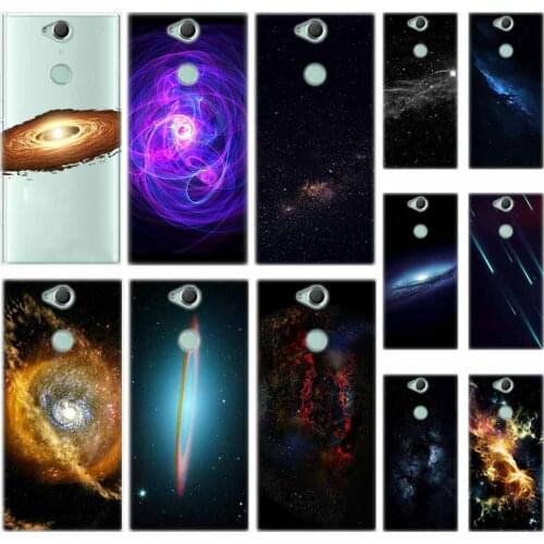Space Star Transparent Silicon TPU Case For Sony Xperia L1 L2 L3 X XA XA1 XA2 XA3 XZ XZ1 XZ2 XZ3 XZ4 Plus Compeact Cover