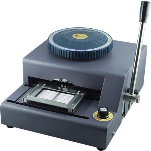 PVC card manual coding machine Membership card embossing machine Convex code machine debossed machine Oblique yards typewriter