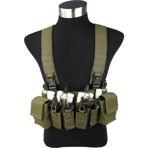 TMC2755-BK Tactical Chest Vest Multi Color D3-CRX Portable Multi Color