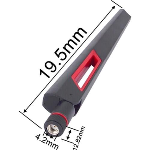 2PCS 12 dbi Dual band WIFI Antenna 2.4G 5G 5.8Gh RP SMA Male Universal Antennas Amplifier WLAN Router