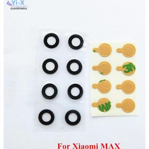 2PCS For Xiaomi Max Mi Max New Rear back Camera Glass Lens Cover Repair Parts With Adhesive Sticker for MI Max