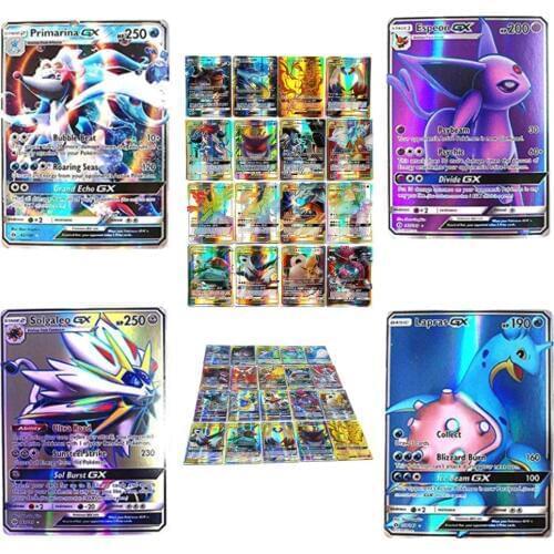 200 Pcs TOMY Pokemon GX MEGA Shining Cards Game Battle Carte Trading Cards Game Children Toy