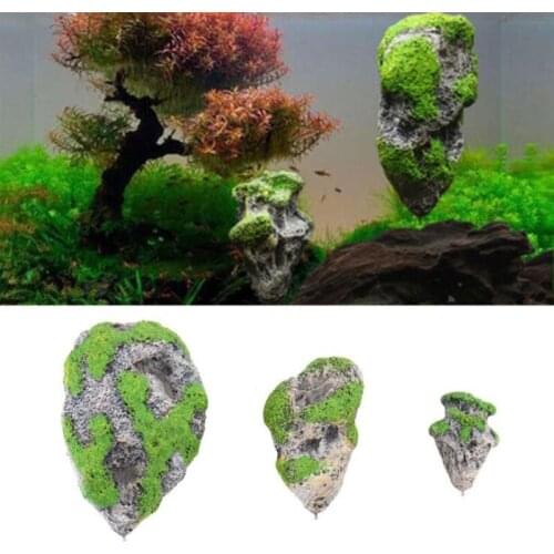 2021 New Aquarium Landscaping Decoration Artificial Pumice Water Grass Simulation Landscaping Stone Pumice Floating Stone