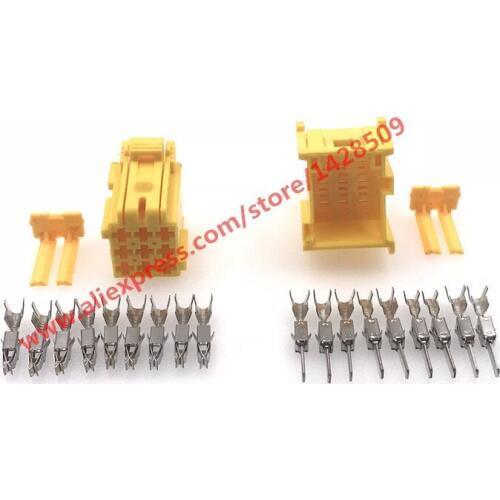 5 Sets 9 Pin Automotive Connector 967621-1 1-967621-1 Female Male Auto Wiring Harness Plug