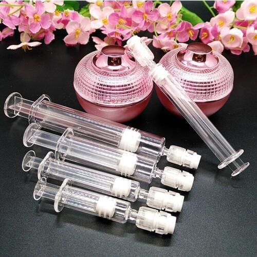 50pcs 1ml/2ml/3ml/5ml/10ml Empty hydro lifting Water Light Needle Syringe Facial Makeup Tool Eye Cream Refillable tube