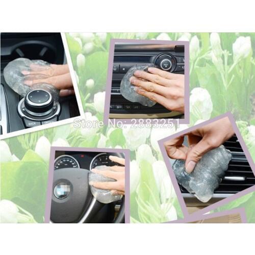 Car styling Magic Cleaning Compound Gel Super Soft Sticky Dust for SEAT cover leon ibiza altea alhambra heater car accessories