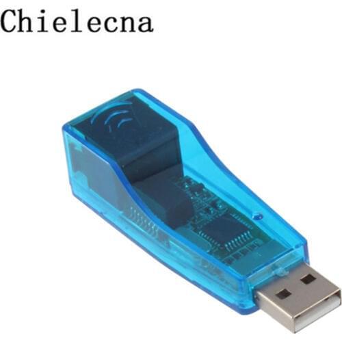 Chielecna USB Ethernet Adapter USB 2.0 to RJ45 Ethernet Network Card LAN Adapter Windows 7/8/10/XP USB Ethernet Connector RD9700