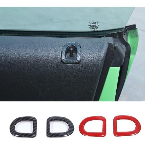 ABS Interior Door Lock Pins Ring Cover Decorative Trim Fit For Ford Mustang 2010-2014 Car Accessories