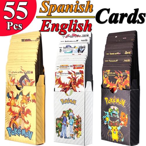 42Pcs Pokemon Cards Iron Box TAKARA TOMY Games Battle Styles Collectibles Game Collection Anime Cards for Children Gift