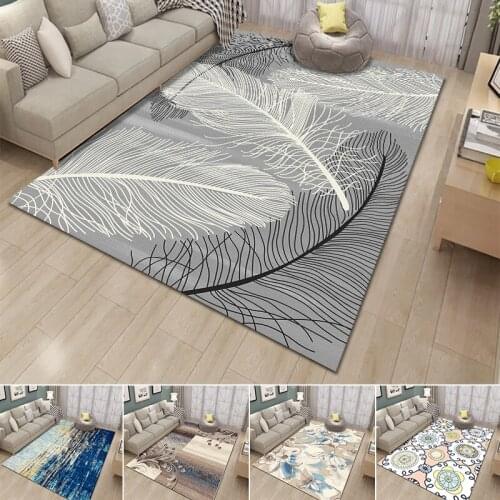 Modern Geometric Pattern Living Room Carpet Bedroom Rug Entrance Door Mat Area Rug Large Balcony Room Decoration Kitchen Mat New