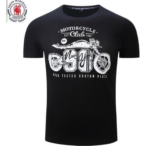 Summer Mens T-Shirts Short Sleeve O Neck Tshirt Cotton Print Motorcycle Casual T Shirts Male Tops Tees Us Size Big Fashion 2020