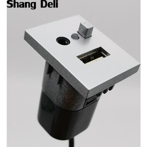 For Ford Focus II MK2 2009 2010 2011 CD Player Mini USB Cable Adapter USB 2.0 Slot Input Button Car Accessories