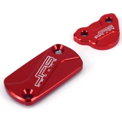 Motorcycle CNC Front & Rear Brake Fluid Reservoir Cover Cap For Honda CRF150R CR125R 250R CRF250R CRF250X CRF450R CRF450X