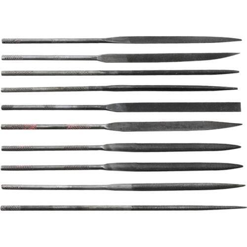 10x Needle Files Set Jeweler Diamond Wood Carving Knife Craft Tool Metal Glass Shaping Engraving Knife Jewelry Tools Equipment