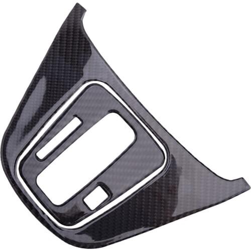 2pcs Inner Carbon Fiber Gear Shift Box Panel Cover Trim Frame Sticker Fit For Honda CRV CR-V 2007 2008 2009 2010 2011 LHD