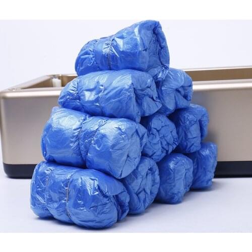 Disposable T Buckle Shoe Cover for Automatic Shoe Cover Dispense Machine PE Dustproof and Waterproof Boot Cover for Home Office