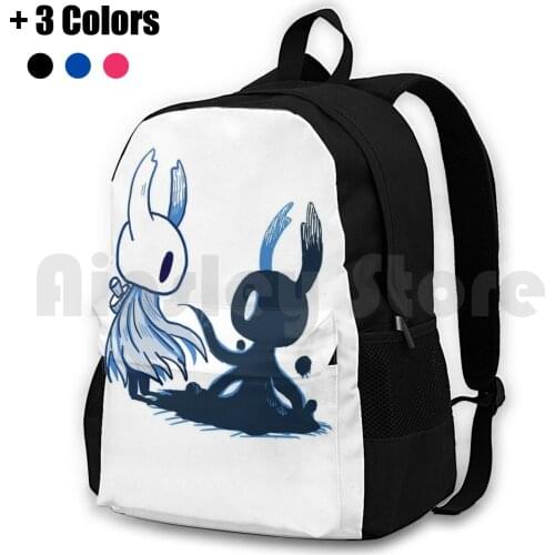 Hollow Knight Shade Outdoor Hiking Backpack Waterproof Camping Travel Hollow Knight Hollowknight Indie Gamer Games Cool Blue
