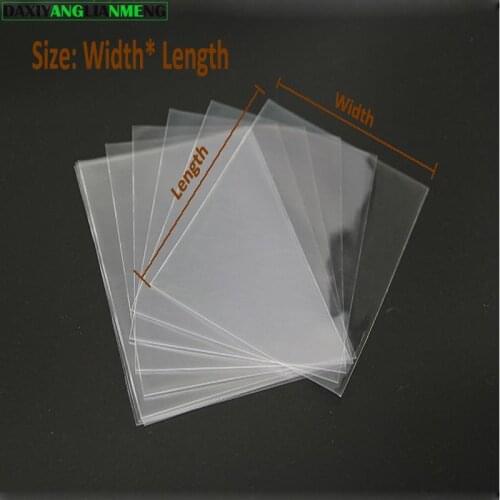 Clear Cellophane Bags 400pcs/lot Transparent Opp cosmetic Clear plastic Packing bag gift bags candy tools flat pocket