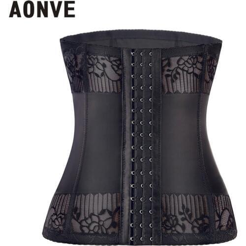 Waist trainer Sexy Lace Slimming Underwear Modeling strap 4 Steel bone Postpartu Body Shapewear Woman Black Lingerie Wedding