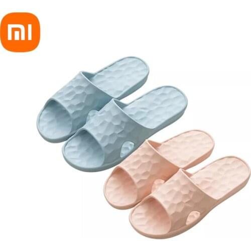 Xiaomi Water Cube Q Slippers EVA Floor Flat Shoes Anti-skid Wear-resistant Elastic For Occasions Bathroom Bedroom Living Room