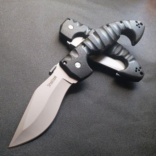 Folding Cold Finish Steel Spartan Knife Sharp Blade High Hardness Tactical Hunting Outdoor Camping Survival EDC Tool