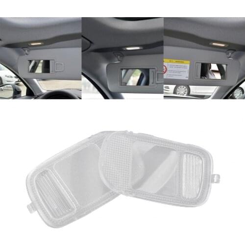 White 1Pair Unique Overhead Reading Light Lens 5183271/0AA Lightweight Console Lamp Lens Waterproof