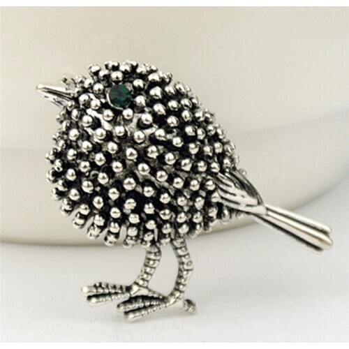 Vintage Bird Brooches Lovely Little Birds Dress Collar Suit Sweater Banquet Decoration Women Brooch Hijab Pins Jewelry