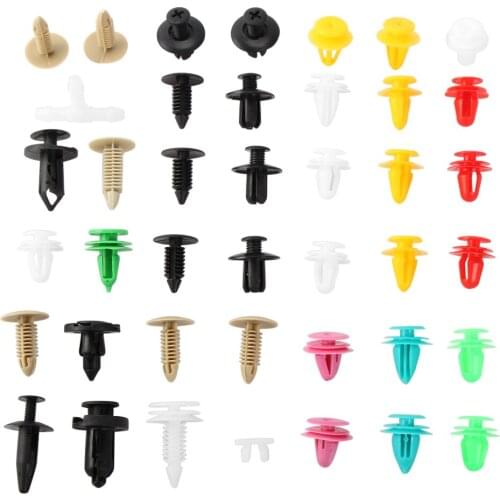 100 pcs Mixed Auto Fastener Clip car accessories for audi a4 b6 b7 b8 a3 8p 8v a6 c6 for vw passat b5 b6 b7 golf 4 golf 7
