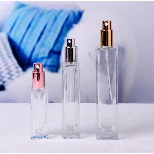 2017 New 30ml Transparent Glass Refillable Packaging Bottles Empty Refillable Perfume Spray Bottle
