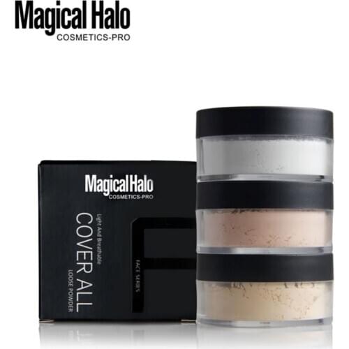 2017 Magical Halo Powder Loose Foundation Makeup Oil-control Bottle Luxury Sweat-Proof Powder 55g