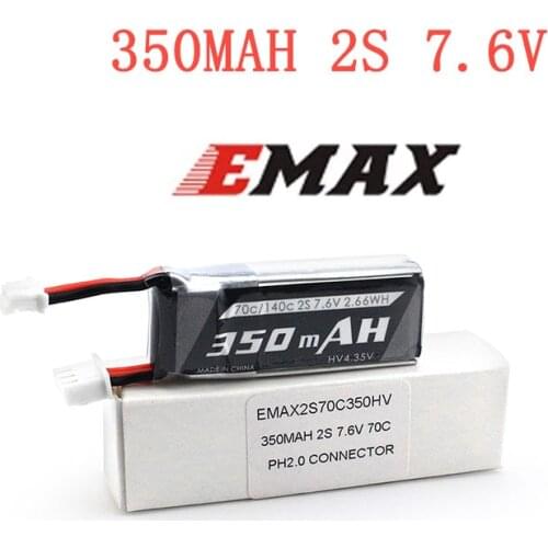 4PCS EMAX Tinyhawk S - 2s Lipo Battery 300mah 35C 7.4V For FPV Rc Modell airplane Racing Drone Frame