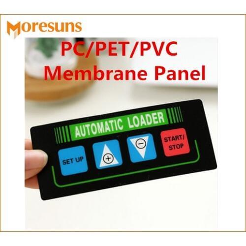 Fast Free Ship Custom PC/ PET/ PVC Graphic Overlay Membrane Control Switch Panel For Industrial Equipment/Membrane Switch Panel