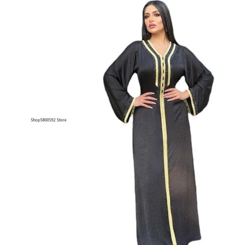 Caftan Marocain Abaya Dubai Turkey Islam Kaftan Muslim Clothes Dresses Abayas For Women Robe Arabe Musulman Djellaba Femme