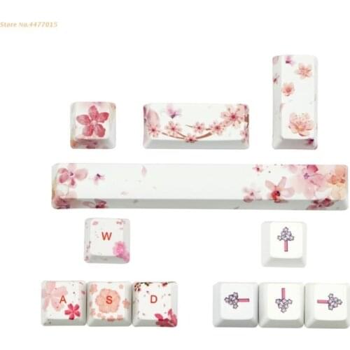 Dye Subbed Keycap 12 Keys 6.25u Spacebar Pbt for Custom Mechanical Keyboard DIY Dropshipping