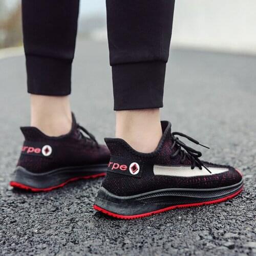 Fish Filament Hollow Air-permeable Sports Shoes Mens Shoes Qingshao Moisture Shoes Low Upper Lace New Fitness Running Shoes