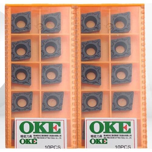 OKE CCMT120404-OTM OC2125 OC2115 OC2025 / CCMT120408-OTM OC2125 OC2115 OC2025 CNC carbide inserts 10PCS/BOX