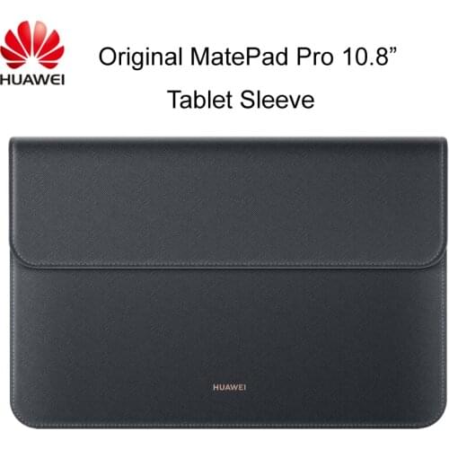 Original HUAWEI MatePad Pro 10.8" Tablet Bag PU Leather Micro Fiber inside Slim Sleeve For MatePad Pro 10 inch 11" Tablet Pouch