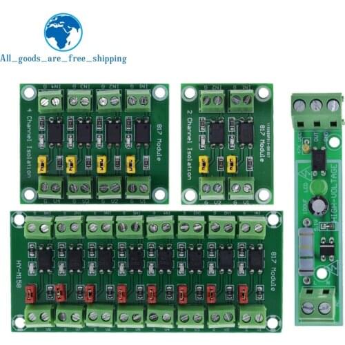 PC817 4 Channel Optocoupler Isolation Board Voltage Converter Adapter Module 3.6-30V Driver Photoelectric Isolated Module PC 817