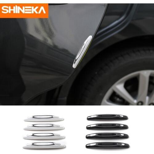 SHINEKA Car Styling Door Edge Guard Anti Bumper Strip Scratch guard Protection Trim Stickers for Chevrolet Equinox 2017