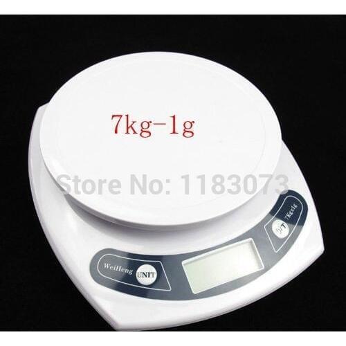 Precision 7Kg 1g Digital Kitchen Table Scale 7000g LCD Household Kitchen Food Diet Weighing Balance Scales Cooking Tools