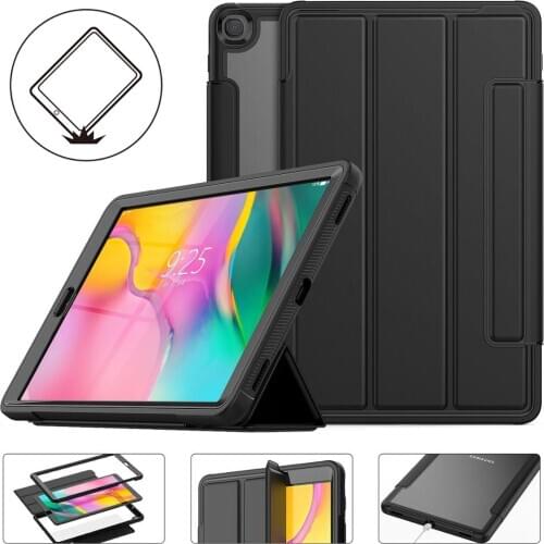 HXCASE Smart Case for Samsung Galaxy Tab A 10 1 2019 T510 T515 Transparent Back Cover for Samsung Galaxy Tab A 10.1 2019 Case