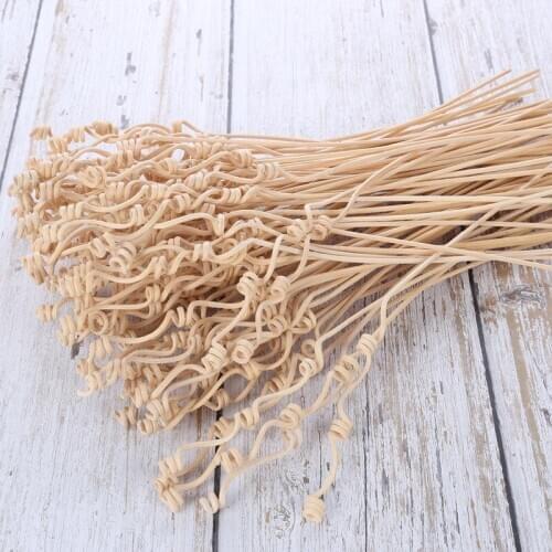 10pcs Wavy Rattan Reed Fragrance Diffuser Replacement Refill Sticks Perfume Wood Rattan Diffuser Sticks DIY Home Decor