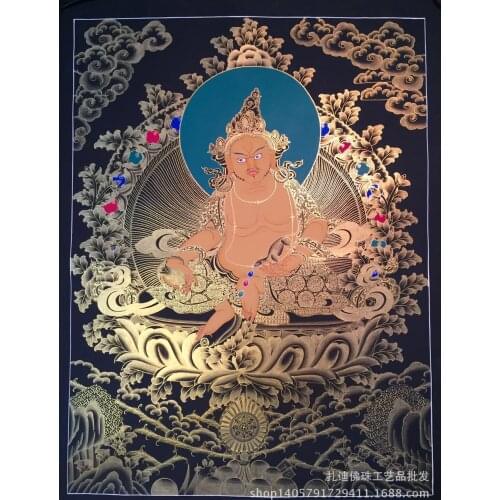 Zhadi wholesale / Tibet Nepal Thangka Buddha Tantric gold